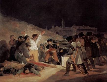 Francisco de Goya y Lucientes, 'The Third of May, 1808', 1814. Oil on canvas. The Prado Museum, Madrid